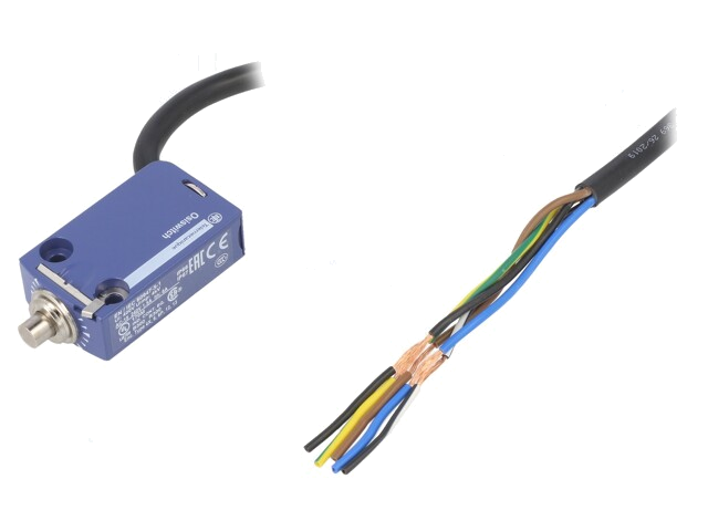 Eindschakelaar; pin Ø07mm; NO + NC; 6A; max.250VAC; max.250VDC Eindschakelaar; pin Ø07mm; NO + NC; 6A; max.250VAC; max.250VDC
